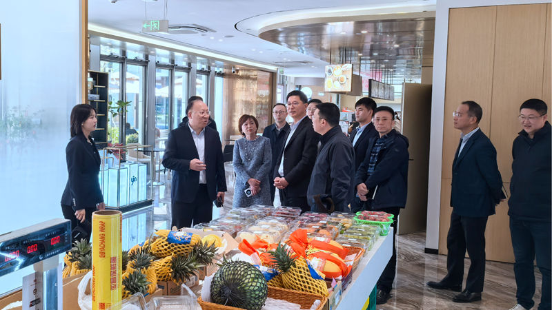 曹勇奇帶隊赴物產(chǎn)中大云商考察調(diào)研