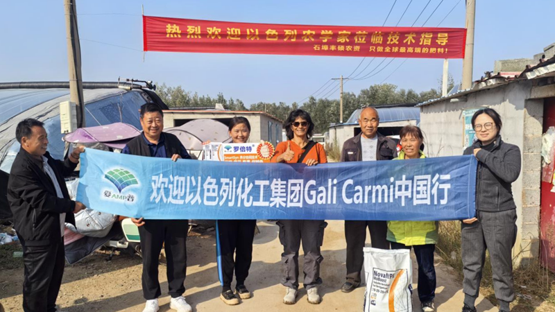 愛普科技攜以色列專家赴東海縣開展西紅柿種植技術(shù)指導(dǎo)